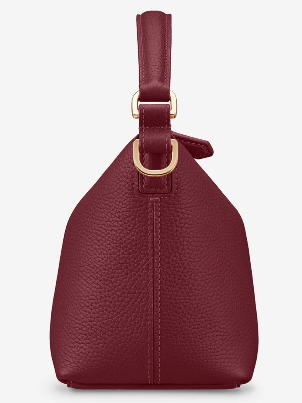 AUTH Maison de Sabre The Small Soft Hobo Plum Red (Wine/Burgundy) - Picture 10 of 10